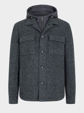 Surchemise Anthracite Capuche Amovible