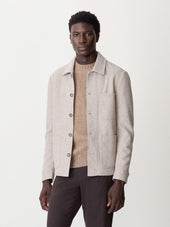 Surchemise En Laine M Lang E Beige