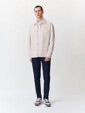 Surchemise En Lin Et Coton Beiges