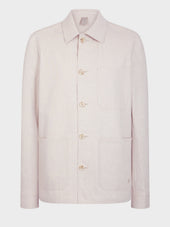 Surchemise En Lin Et Coton Beiges