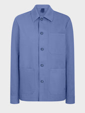 Surchemise En Coton Bleu Chambray
