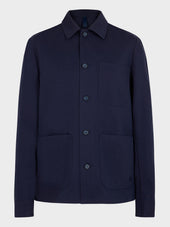 Surchemise En Coton Bleu Indigo