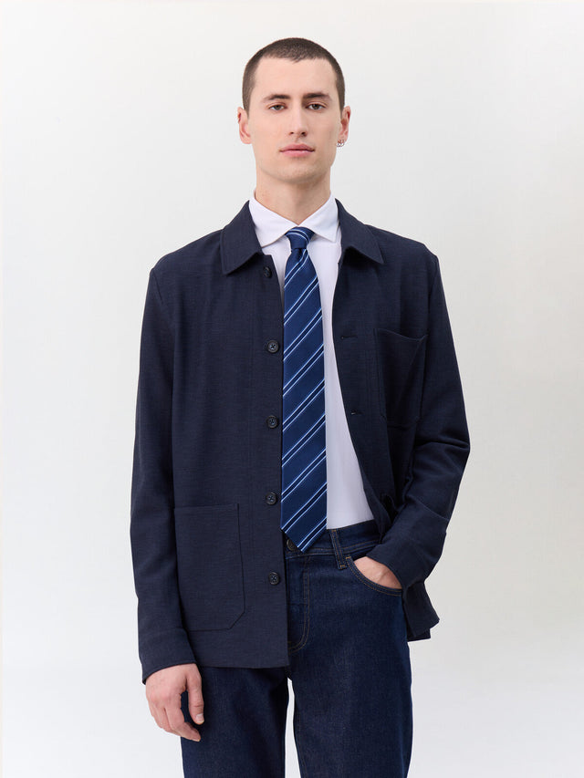 Surchemise bleu marine