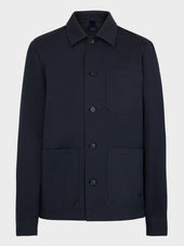 Surchemise En Coton Bleu Marine