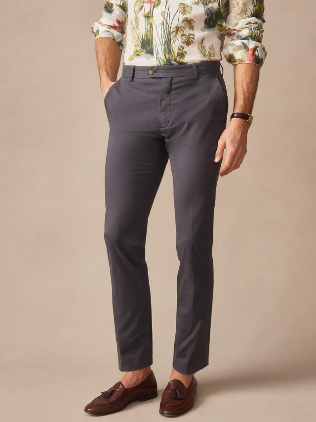 Washed_Black Solid Madison Pants | Men's Pants | J.McLaughlin