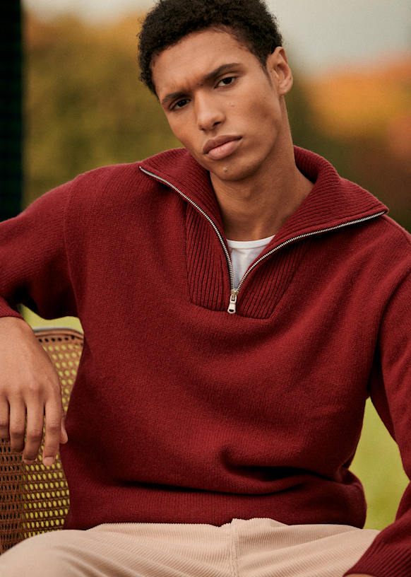 Berwick Sweater Burgundy