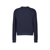 Sweatshirt col rond en interlock