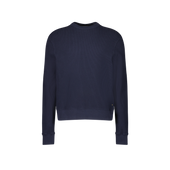 Sweatshirt col rond en interlock