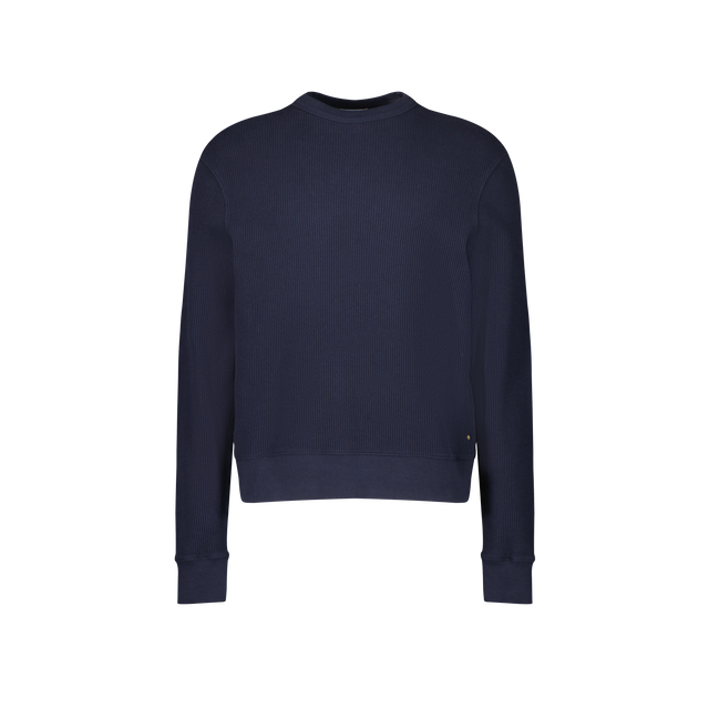 Sweatshirt col rond en interlock