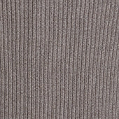 Ribbed Shawl Collar Cashmere Blend Cardigan In Dark Natural