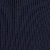 Ribbed Cashmere Blend Roll Neck In
