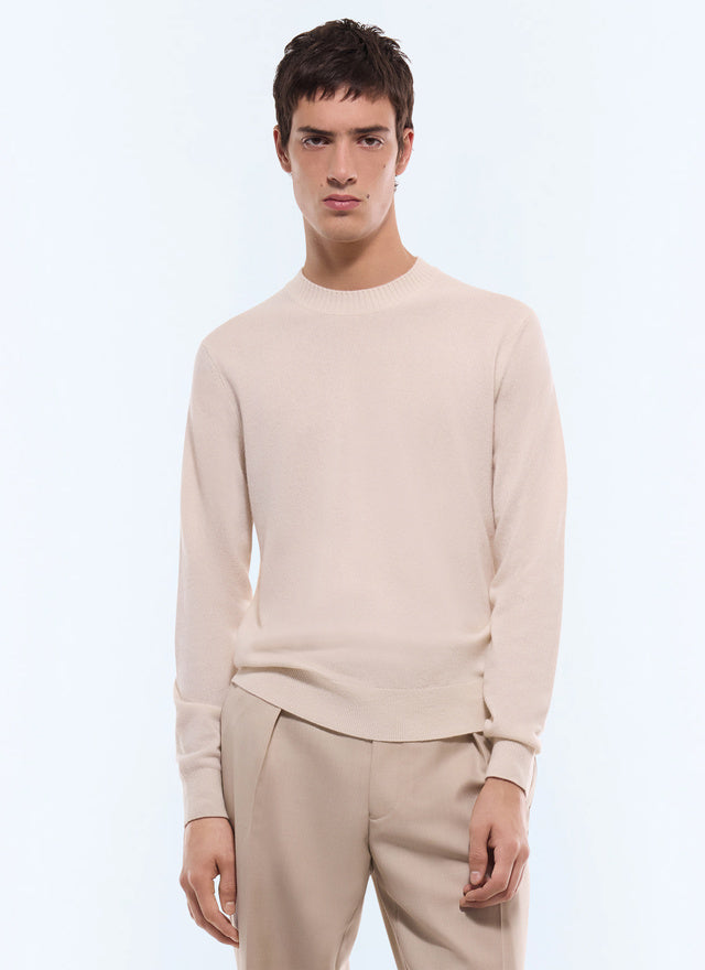 Cashmere crew neck sweater