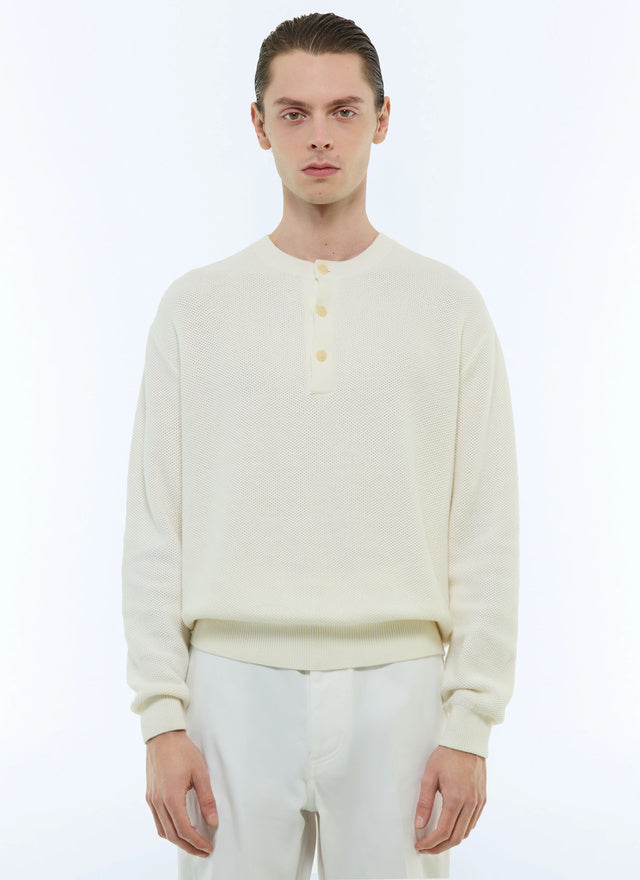 Cotton and cashmere sweater