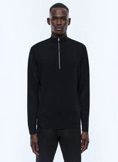 Thin sweater in certified wool