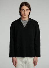 Cotton Pea Jacket Sweater
