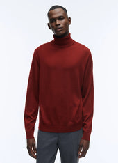 Merino Wool Roll Neck Sweater