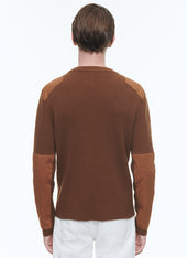 Wool And Cotton Ribbed Sweater