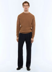 Moss Stitch Wool Sweater