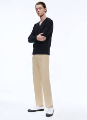 Openwork Wool And Cotton Sweater