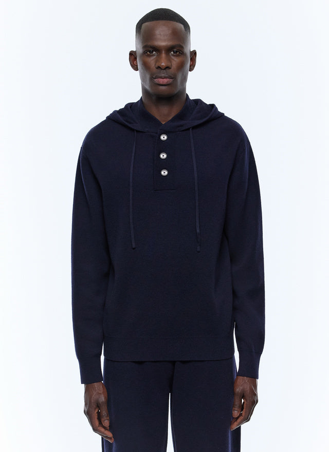 Cotton and certified wool sweater