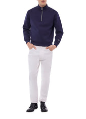Cotton Jersey Trucker Sweater