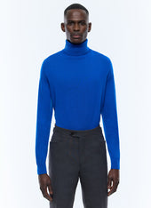 Merino Wool Roll Neck Thin Sweater