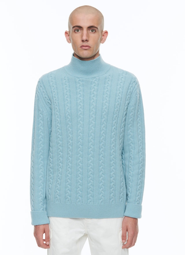 Wool And Cashmere Cable Knit Sweater