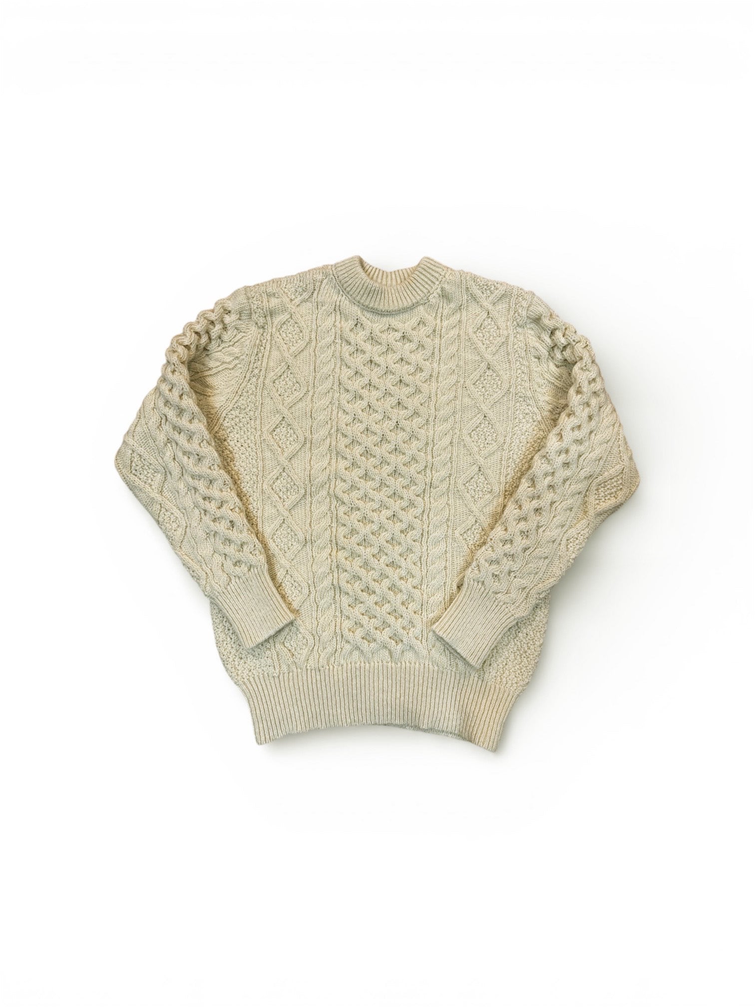 Steve Mcqueen Natural Galway Irish Wool Sweater