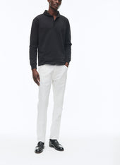 Cotton Jersey Shawl Collar Sweatshirt