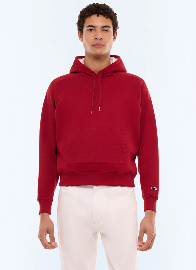 Cotton jersey hoodie