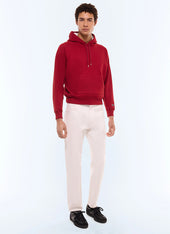 Cotton jersey hoodie