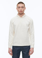 Cotton Jersey Shawl Collar Sweatshirt