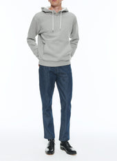 Sweatshirt With Stand Up Collar And Hood