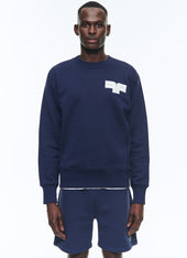 Organic cotton sweatshirt with logo
