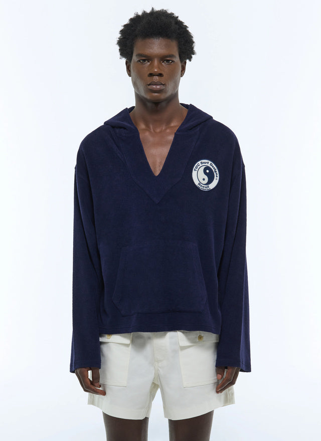 Terry cotton hoodie