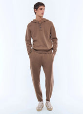 Hooded Wool And Cotton Sweater