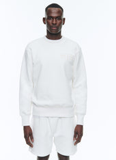 Organic cotton sweatshirt with logo
