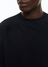 Navy blue cotton t-shirt