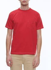 Organic Cotton Jersey Embroided T Shirt