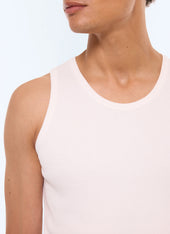 Organic cotton ribbed tank top