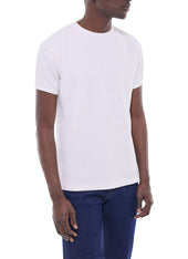 Ribbed Cotton Jersey Ringer T Shirt