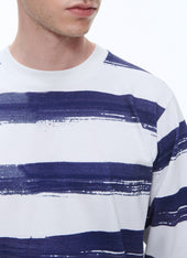 Striped Cotton Jersey T Shirt