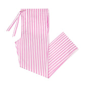 Tailored Fit Striped Batiste Pyjamas in Pink and Royal