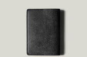 Take Care Passport Case . Black Raw