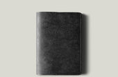Take Care Passport Case . Black Raw