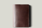 Take Care Passport Case . Deep Brown