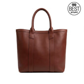 Tall Leather Tote