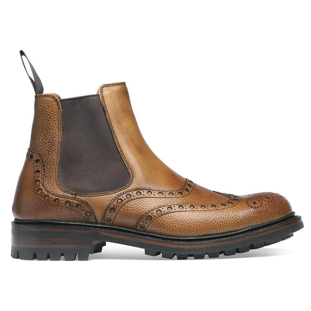 Tamar C Chelsea Boot in Almond Grain Leather
