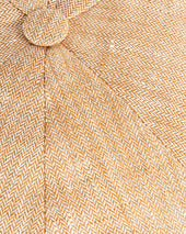 Herringbone Linen Toni Cap