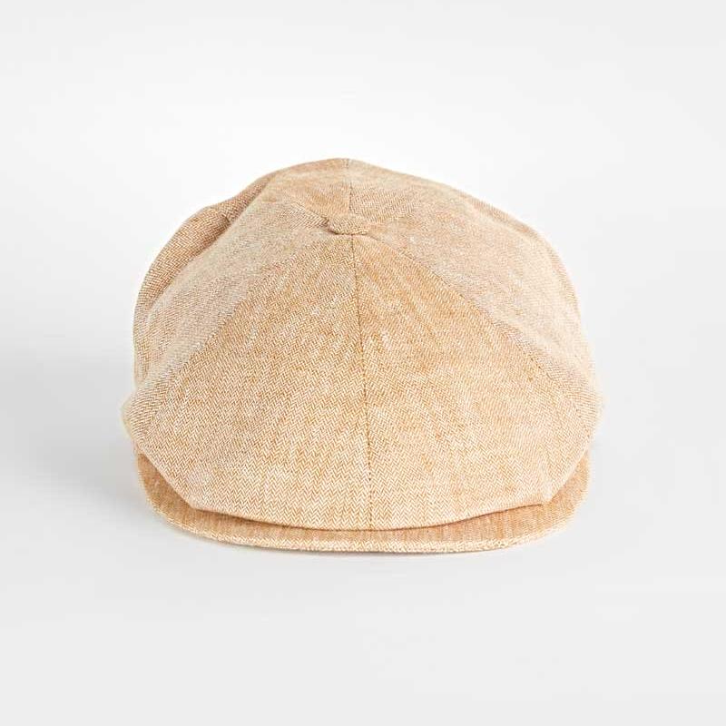 Herringbone Linen Toni Cap